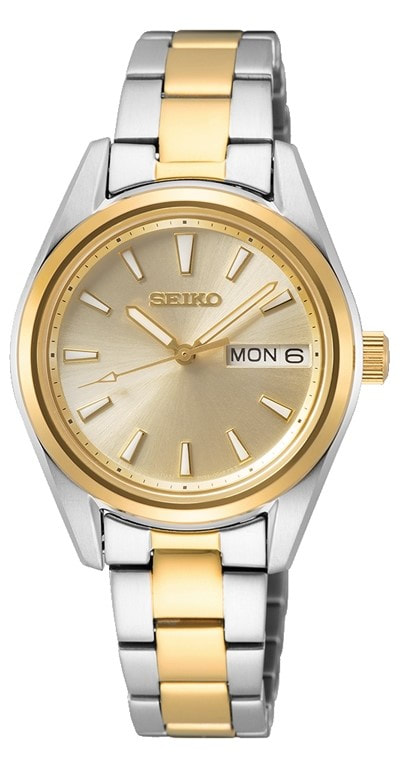 Seiko Ladies Two Tone Quartz Stainless Steel Bracelet Watch