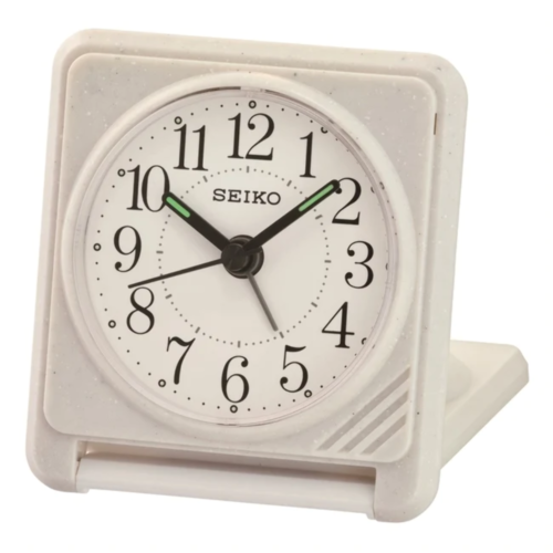 Seiko Cream Travel Beep Alarm Clock