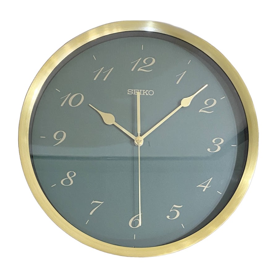 Seiko Green Dial Quartz Wall Clock