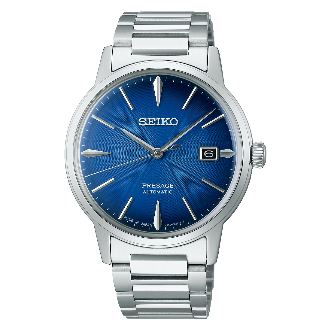 Seiko Gents Presage Automatic Blue Bracelet Watch